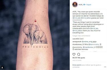 Chicharito se tatuó por primera vez antes del Mundial