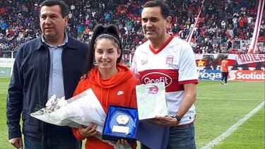 Javiera Grez recibe el homenaje en La Granja.