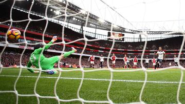 Así empató Kane en el Emirates.