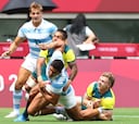 Los Pumas 7s lograron un triunfo ante Australia en el debut
