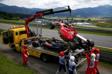 Alonso's penultimate serious accident came in 2015 in Montmeló, where finally there were some physical consequences. He lost control of the car during pre-season and hit the wall twice at 150 kmh. Much controvery followed, he missed a race and in Malaysia