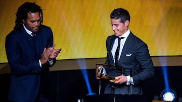 James Rodríguez, ganador del Premio Puskás por su gol en Brasil 2014.