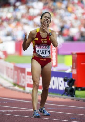 Diana Martín, la madrileña (de Móstoles) que entrena Antonio Serrano, firmó la quinta medalla española en el Europeo de Zúrich, al atrapar el bronce en 3.000 obstáculos con su mejor marca personal: 9:30.70. En 9:29.43,