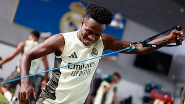 Vinicius, entre algodones