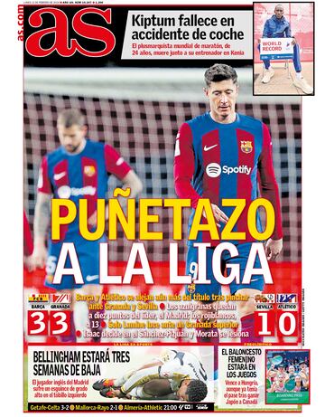 Las portadas de AS de febrero