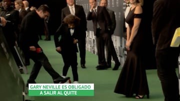 El hijo de Marcelo se roba el show en The Best ante Neville