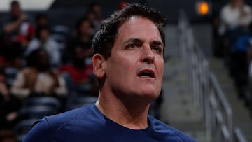 Mark Cuban, durante un partido de la NBA de los Dallas Mavericks