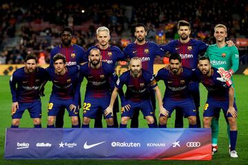 Equipo del Barcelona.