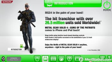 Metal Gear Solid Touch llegará al mercado europeo este jueves