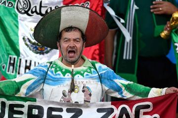 El color previo al Argentina vs México en Mendoza