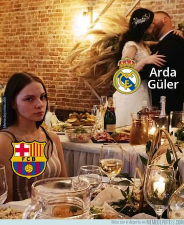 El ‘robo’ del Madrid al Barça por Güler: protagonista de los memes de la semana