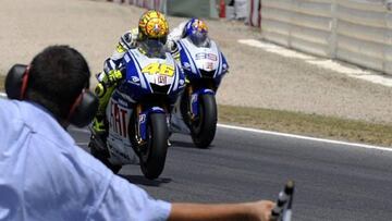 Lorenzo y Cataluña 2009: "Rossi frenaba más tarde que yo"