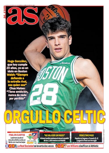 Las portadas de AS de febrero