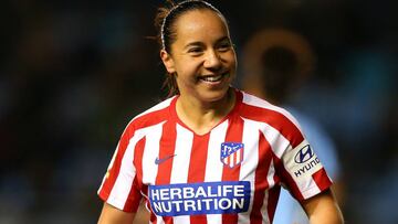 Charlyn Corral, jugadora del Atlético.