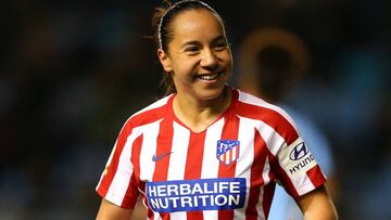 Charlyn Corral, jugadora del Atl&eacute;tico. 