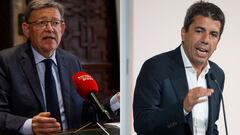 Quiénes son Ximo Puig y Carlos Mazón, los candidatos a presidente de la Generalitat Valenciana