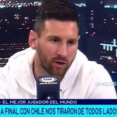 Messi explicó el impacto que le generó la final perdida en Chile
