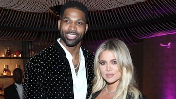 Tristan Thompson y Khloe Kardashian asisten a la cena &quot;More Than A Game&quot; de Klutch Sports Group presentada por Remy Martin en Beauty &amp; Essex el 17 de febrero de 2018 en Los &Aacute;ngeles, California. 