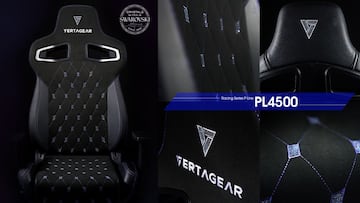 Vertagear PL4500 Crystals, la silla gamer con cristales de Swarovski