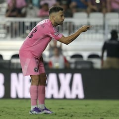 El gesto de Jordi Alba con David Ruíz