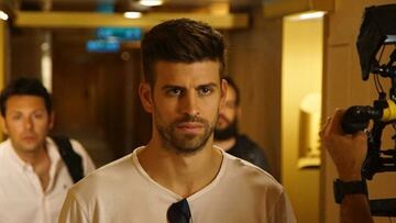 Gerard Piqué grabando para Costa Diadema.