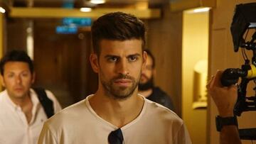 Gerard Piqu&eacute; grabando para Costa Diadema.