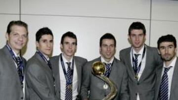 <b>CAMPEONES DEL INTER. </b>Amado, Ortiz, Borja, Torras, Juanra y Daniel.
