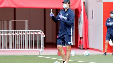 Julen Lopetegui, en la vuelta a los entrenamientos.