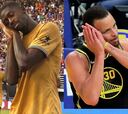 Guiño de Dembélé y complicidad de Stephen Curry