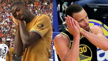 El basquetbolista Stephen Curry reaccionó en su cuenta de Twitter después del festejo de Ousmane Dembelé de mandar a todos a dormir en Dallas ante Juventus.