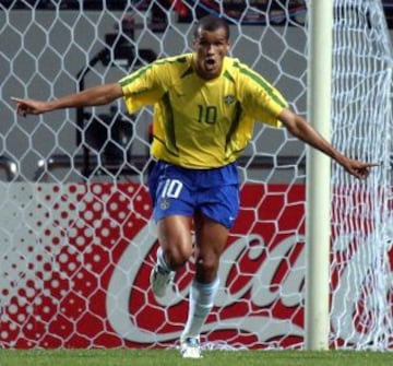 Con la Selección de Brasil.