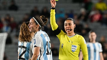 Melissa Borjas, la árbitra hondureña que estará en el partido de la Selección Colombia ante Alemania en el Mundial Femenino.