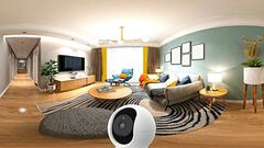 Cámara wifi de vigilancia 360º TP-Link Tapo C200 V1 con resolución 1080p para casa con visión nocturna y compatible con el Asistente de Google y Alexa en Amazon