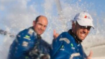 Iker y Xabi, en acción.