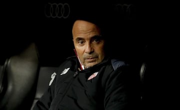 El entrenador del Sevilla, el argentino Jorge Sampaoli