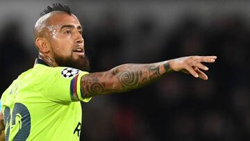 Arturo Vidal también dio el susto tras el partido ante el PSV