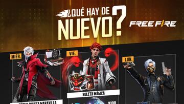 Agenda semanal de Free Fire del 14 al 19 de septiembre con hora del fuego y evolución de la UMP