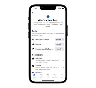 Facebook ya te deja decidir qué tipo de contenido quieres ver más en tu muro