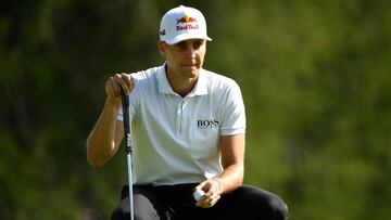 Matthias Schwab, durante la competición.