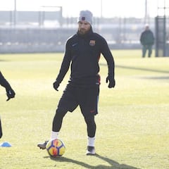 Alba se ejercita con normalidad tras dos días ausente del grupo