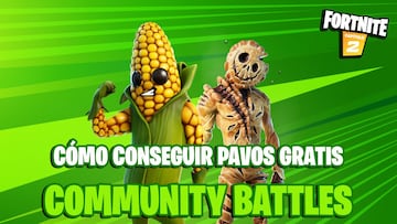 Fortnite: c&oacute;mo conseguir paVos gratis con Community Battles
