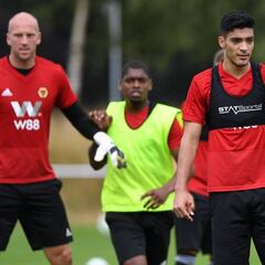 Raúl Jiménez reportó con el Wolverhampton