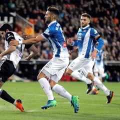 1x1 del Valencia: Guedes volvió a ser Guedes y Rodrigo no frena
