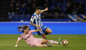 Ximo, en el partido ante la Ponferradina.