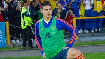 James Rodríguez, jugador colombiano.