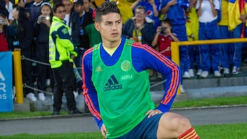 James Rodr&iacute;guez, jugador colombiano. 