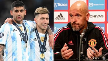 Era inevitable: Ten Hag, como Emery, suelta este dardo envenenado a los argentinos de la Premier