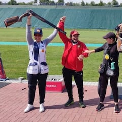 Oro para el equipo femenino
en el foso olímpico de Lonato
