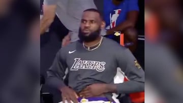 La imagen de la NBA que da la vuelta al mundo: ¡LeBron con hielo en sus partes íntimas!