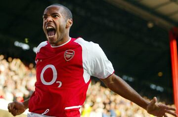 Thierry Henry - Arsenal - 39 goles en 51 partidos